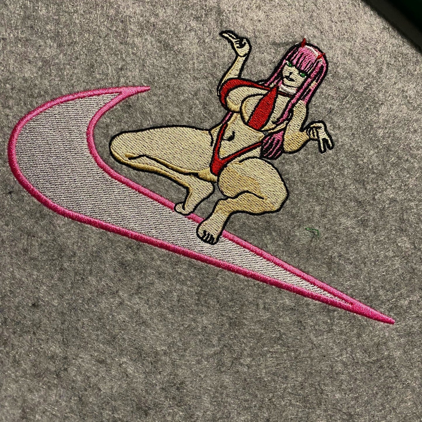 LIMITED Zero Two Squat Gyat EMBROIDERED T-Shirt