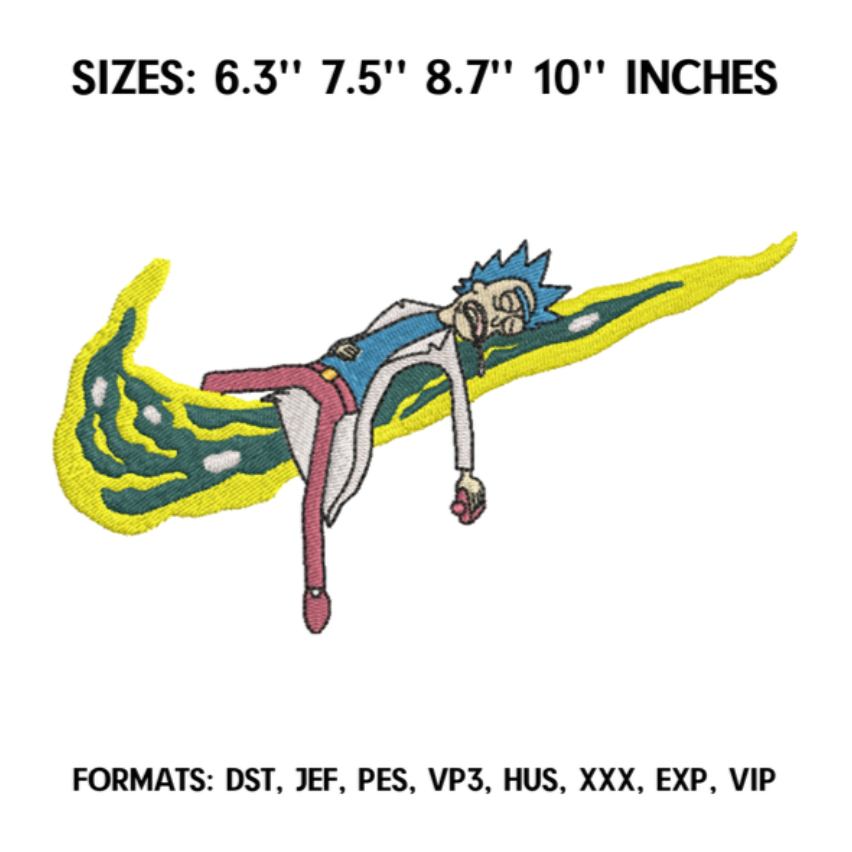 Rick and Morty Embroidery File