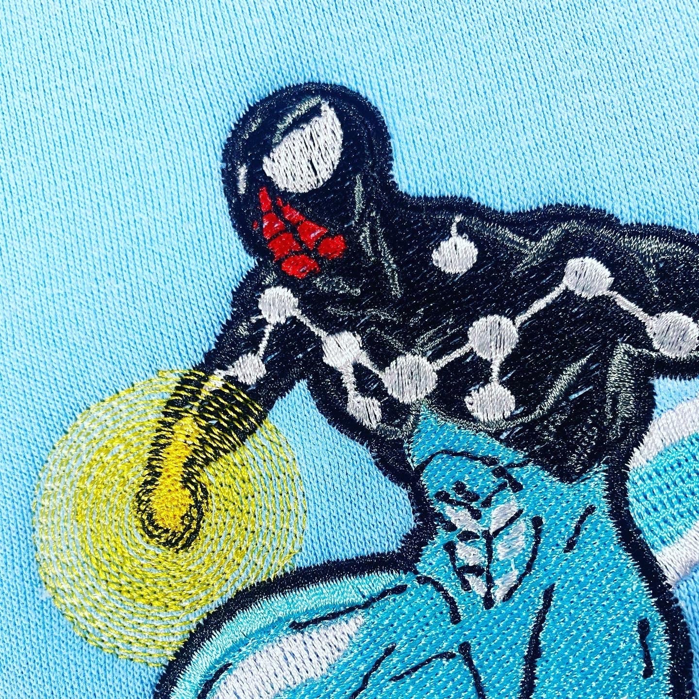 LIMITED EARTH 13 X Cosmic SPIDERMAN EMBROIDERED HOODIE