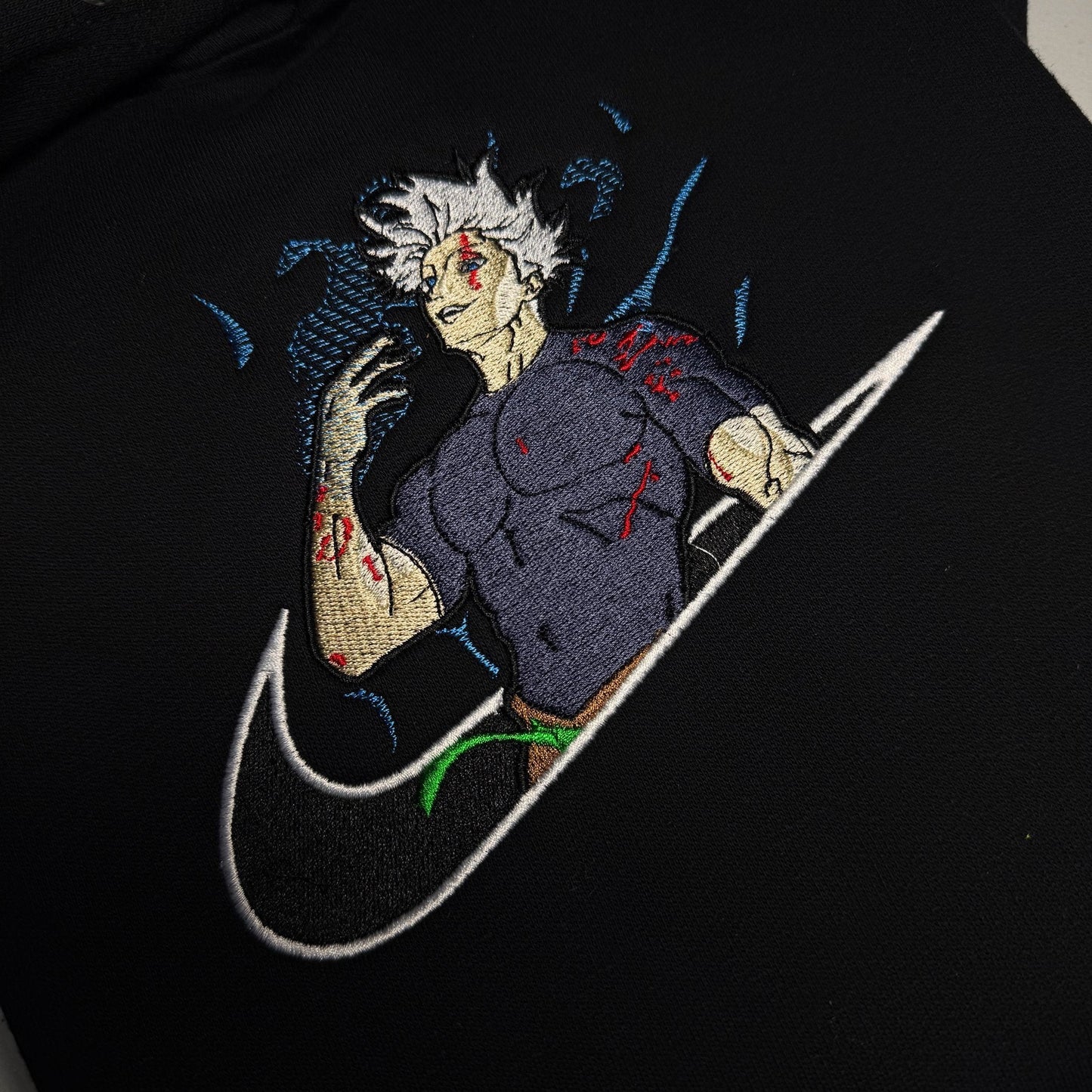 LIMITED Gojo Wraith EMBROIDERED ANIME HOODIE