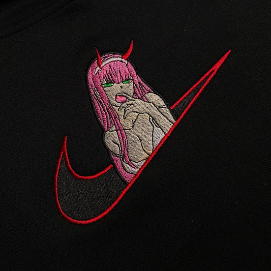LIMITED Zero Two X Gyat Embroidered T-Shirt