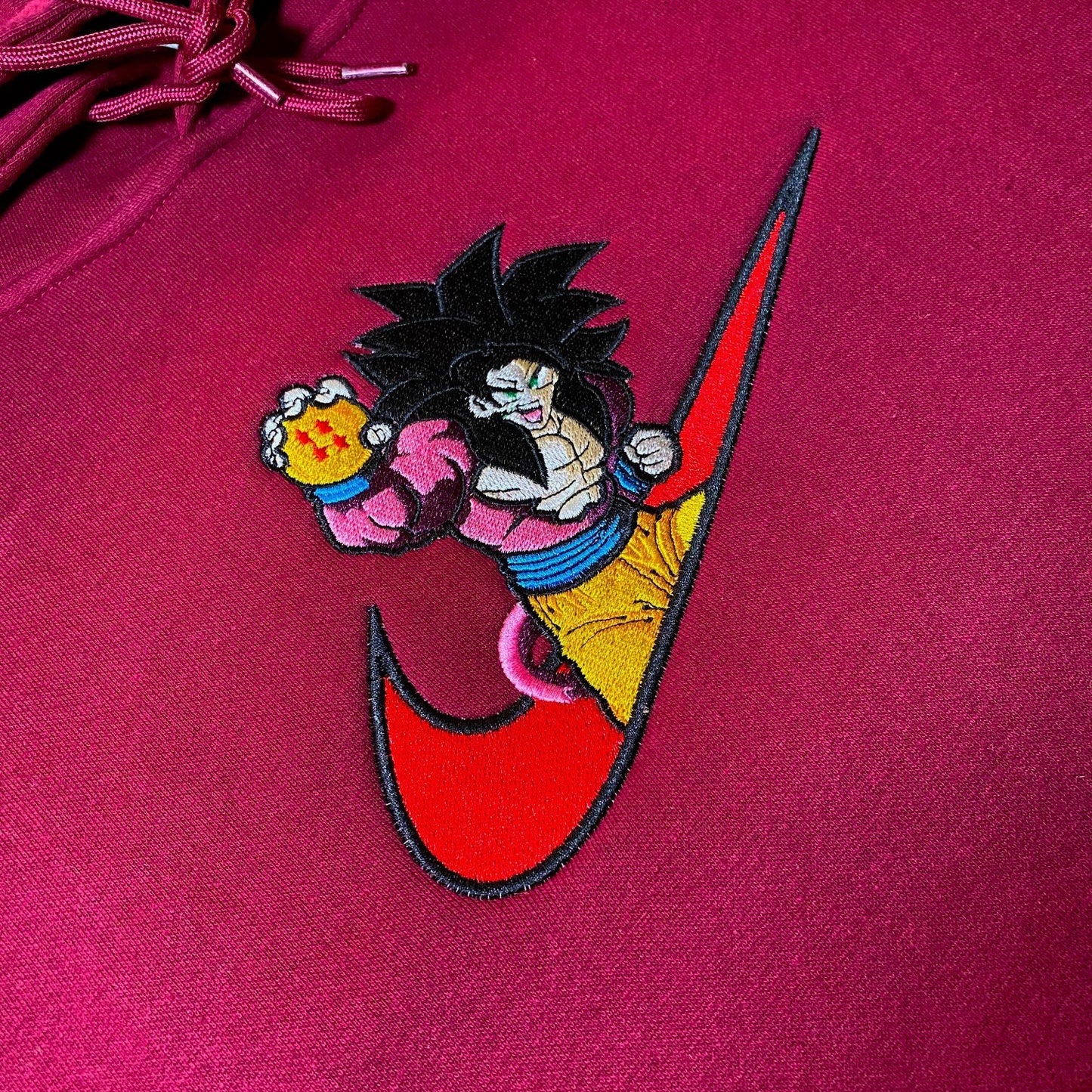 LIMITED Super Saiyan 4 X Goku EMBROIDERED HOODIE