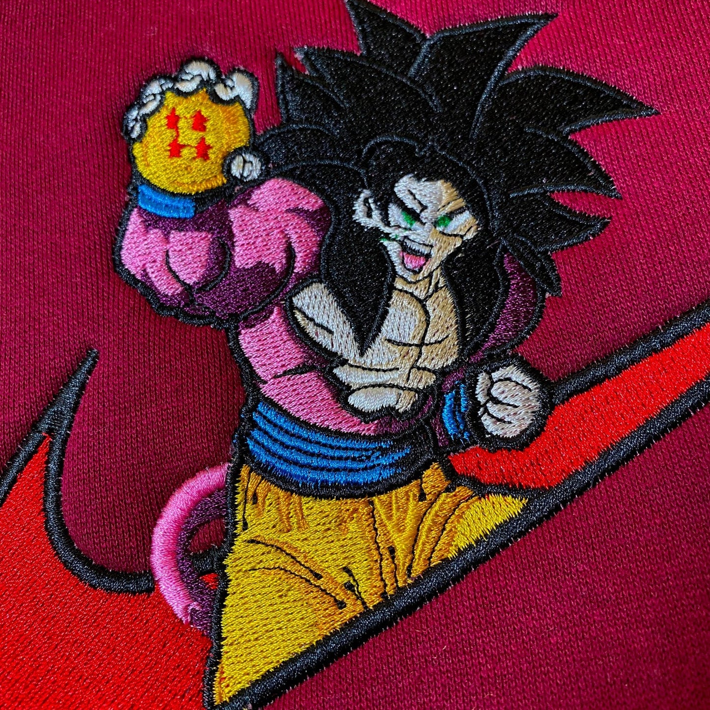LIMITED Super Saiyan 4 X Goku EMBROIDERED HOODIE
