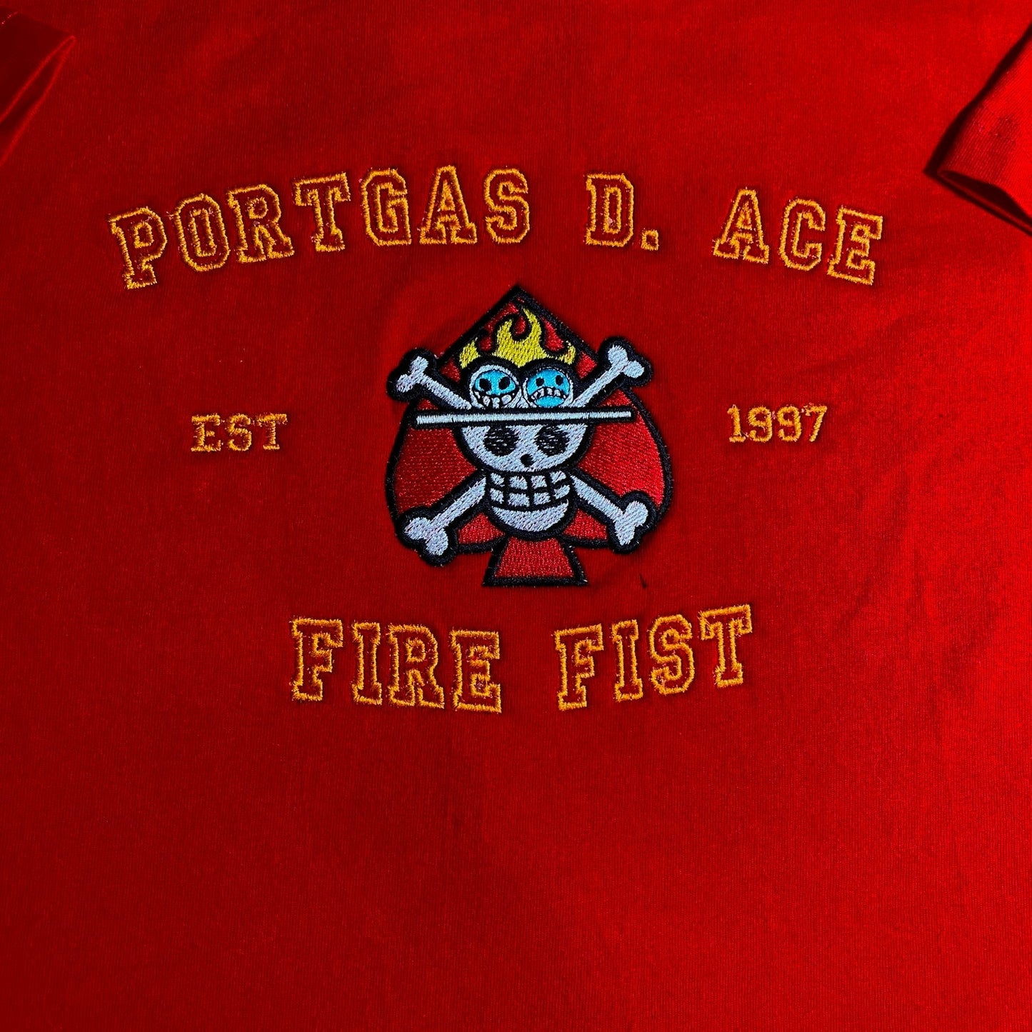 One Piece College Inspired Embroidered Sweatshirt/Crewneck