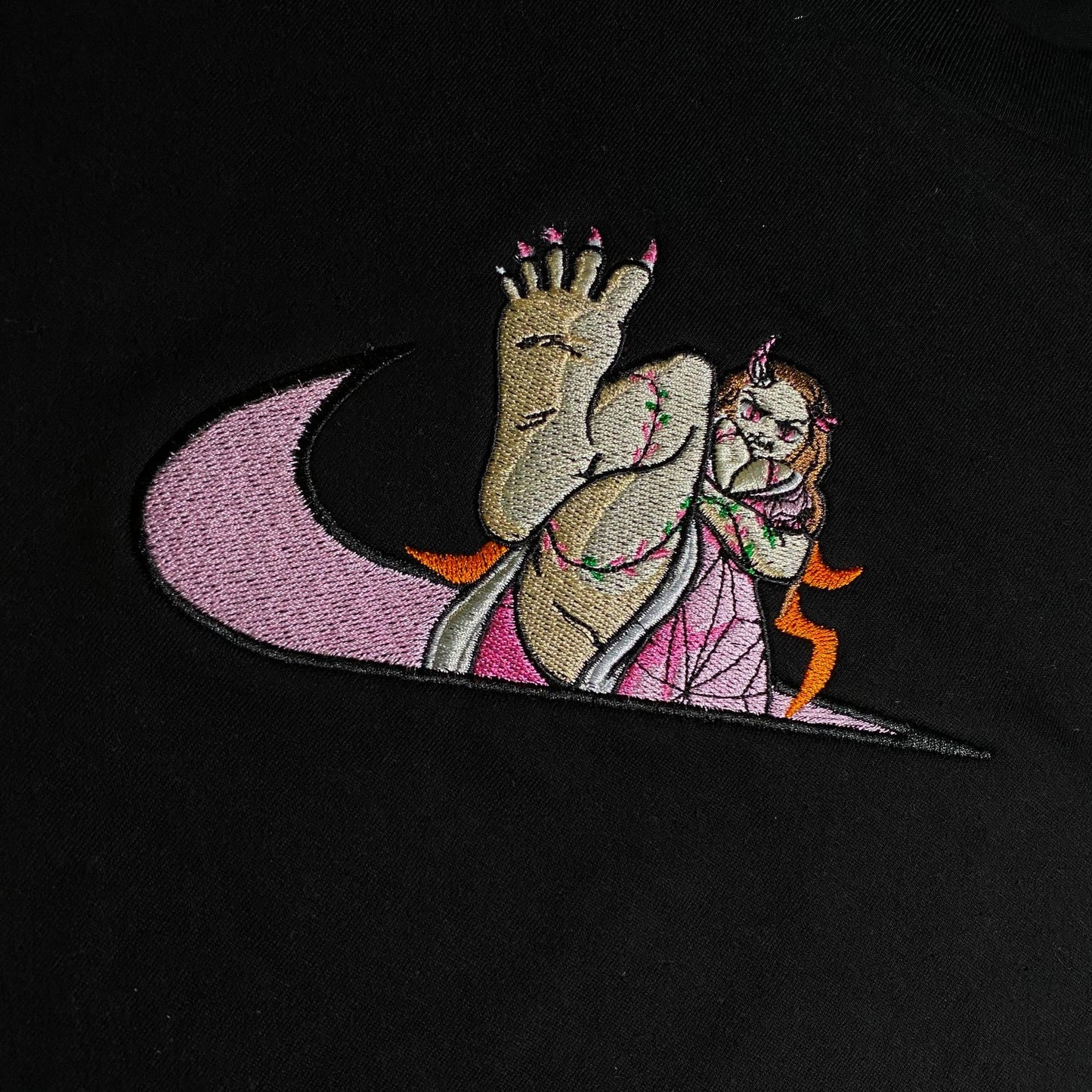 LIMITED Demon Nezuko Gyat EMBROIDERED GYM HOODIE