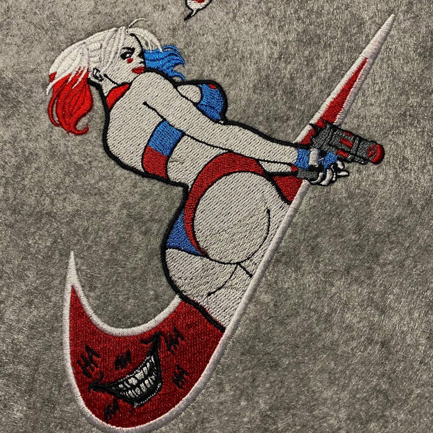 LIMITED Harley Quinn Gyat EMBROIDERED GYM HOODIE