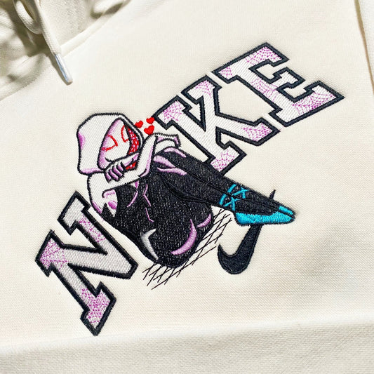 LIMITED Spider-Gwen EMBROIDERED GYM HOODIE