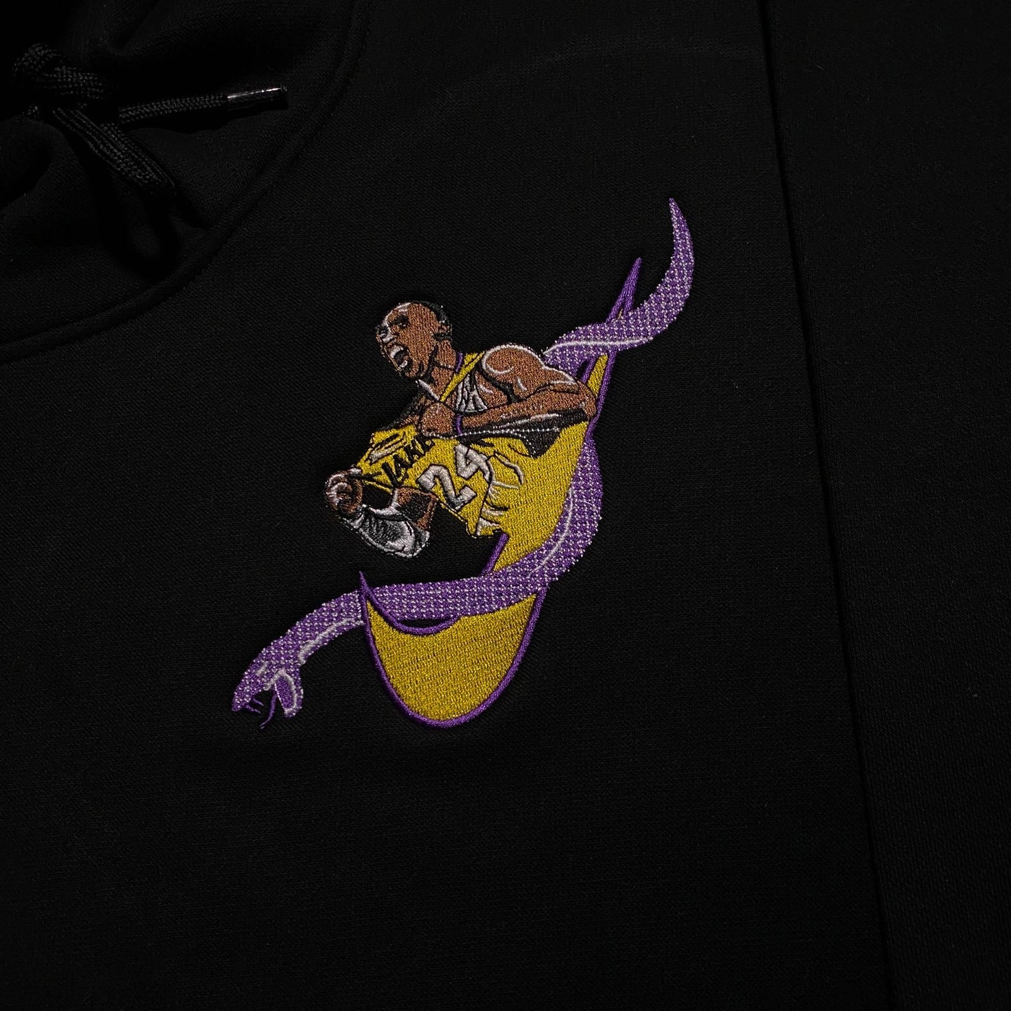 LIMITED Kobe Bryant 24 X Lakers Nation EMBROIDERED Gym HOODIE