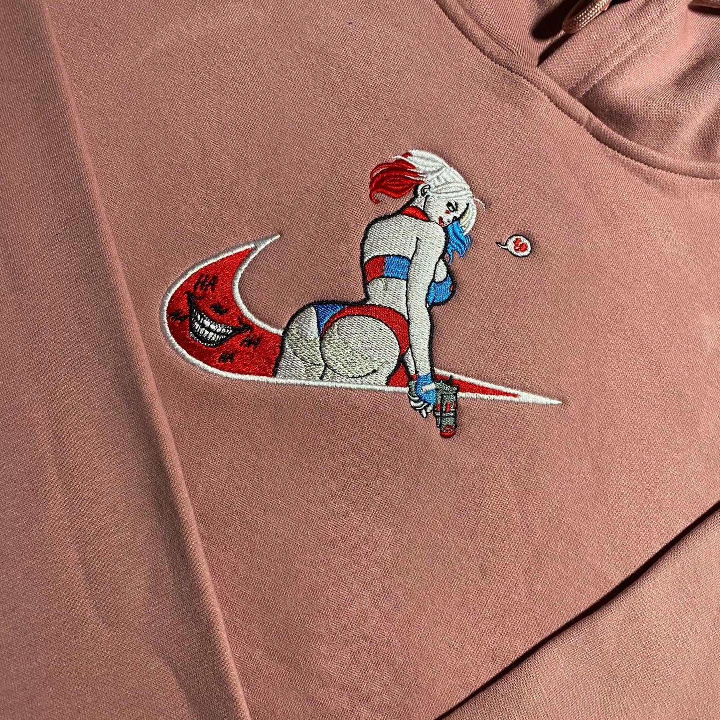 LIMITED Harley Quinn Gyat EMBROIDERED GYM HOODIE