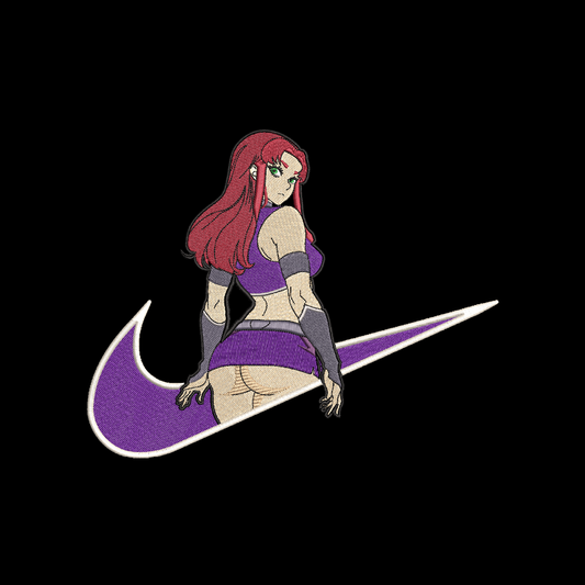 LIMITED Teen Titans Starfire Embroidered Anime T-Shirt