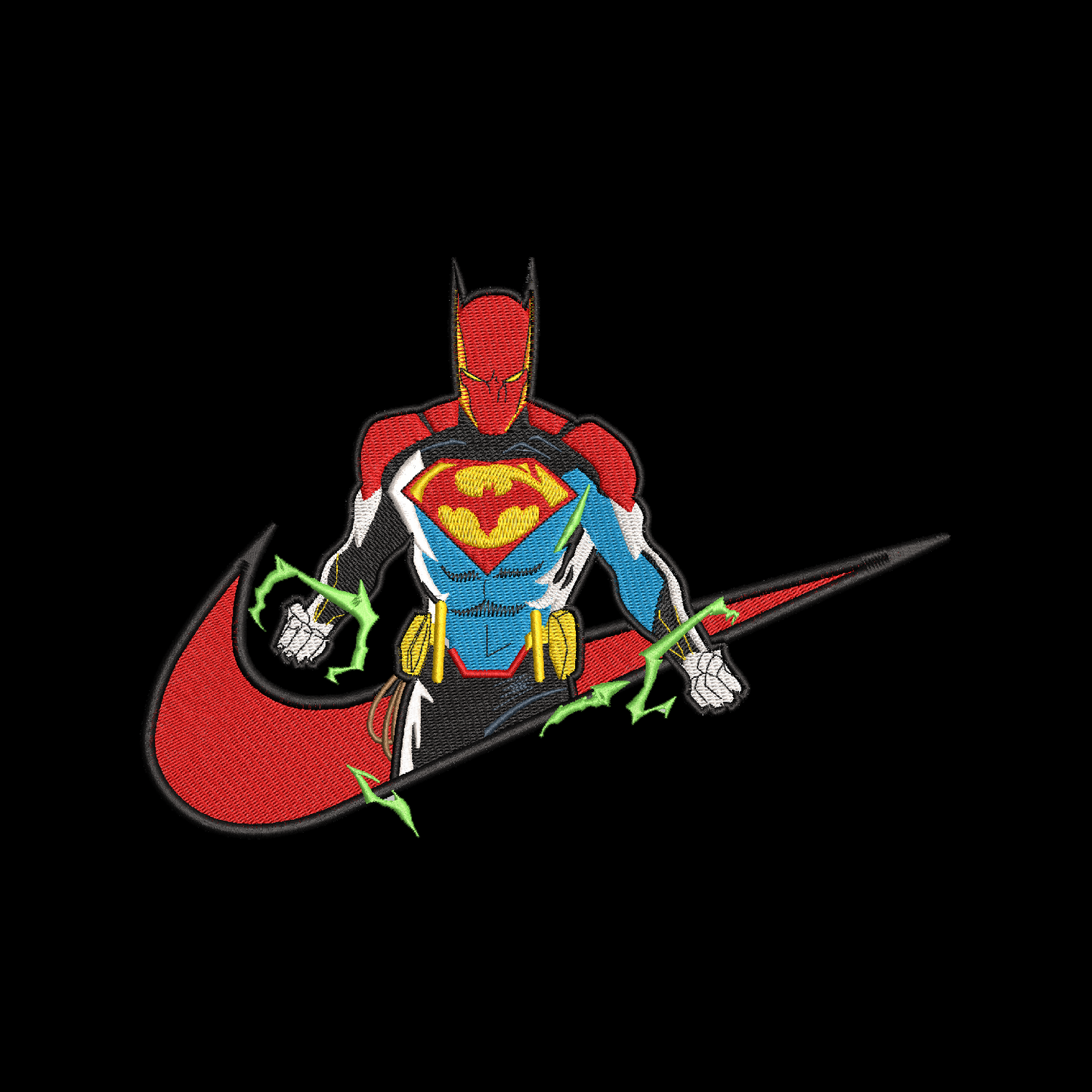 LIMITED Super Bat Embroidered Anime T-Shirt